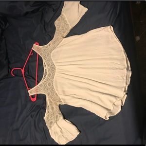 White lace PinkBlush top